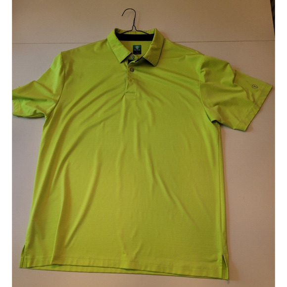 Lot‎ Of 2 Pro Tour Airplay Men's Striped Short Sleeve Golf Polo Shirt Size L - Picture 3 of 5